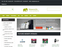 Tablet Screenshot of memoryx.com